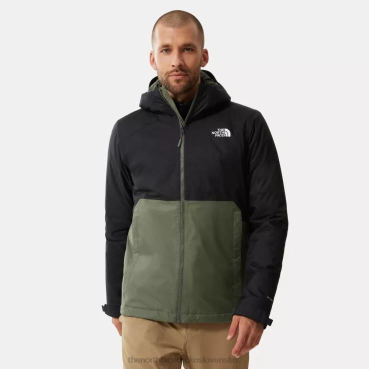 HLH08315 tymiánovo-čierna The North Face pánska zateplená bunda millerton tymiánovo čierna
