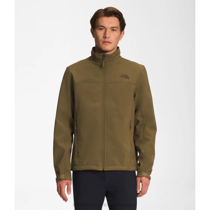 HLH083173 vojenská oliva The North Face pánska apex chrómová termo bunda