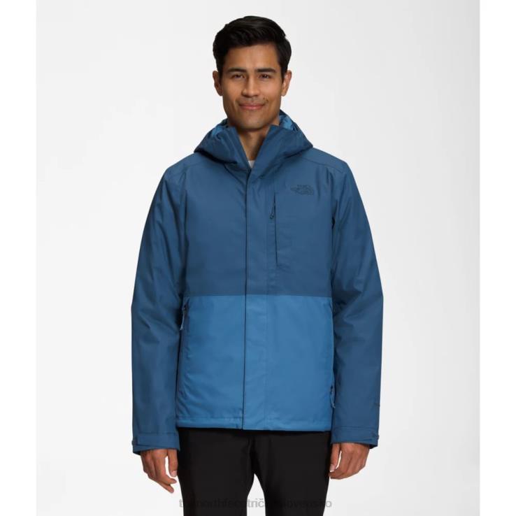 HLH083192 tienisté modré The North Face pánska páperová trojklimatická bunda