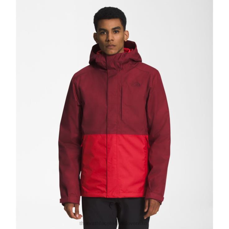 HLH083193 cordovan The North Face pánska páperová trojklimatická bunda