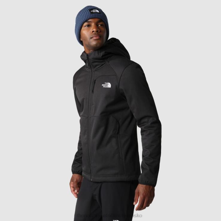 HLH08321 čierna The North Face pánska softshellová bunda s kapucňou