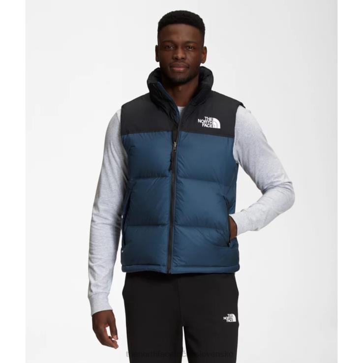 HLH083252 tienisté modré The North Face pánska retro nuptse vesta z roku 1996