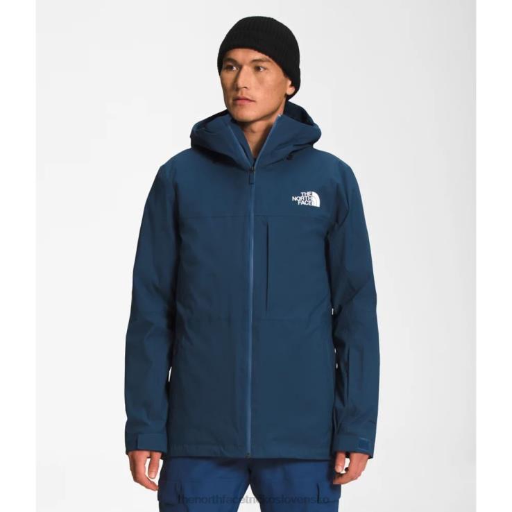 HLH083493 tienisté modré The North Face pánska termoguľa eko snehová triklíma