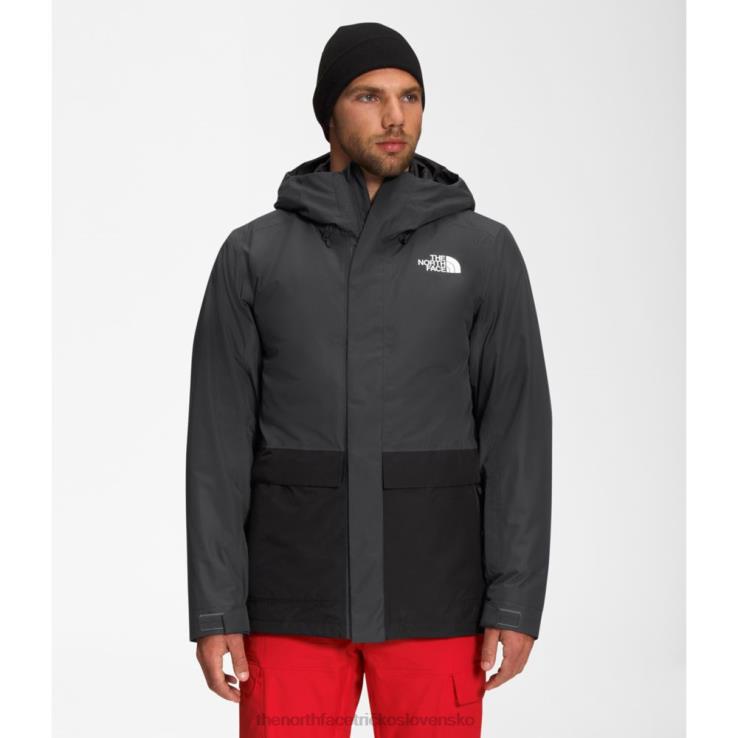 HLH083523 sivá The North Face pánska trojklima bunda Clement