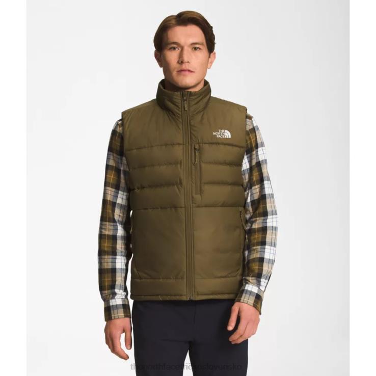 HLH083567 vojenská oliva The North Face muži aconcagua 2 vest