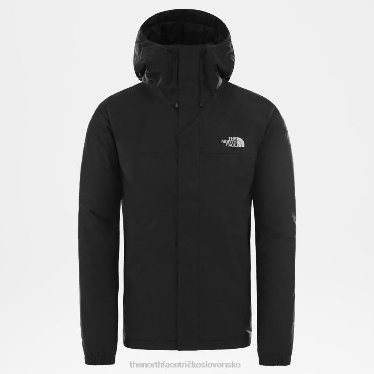 HLH08358 čierna biela The North Face čierna biela pánska zateplená škrupinová bunda