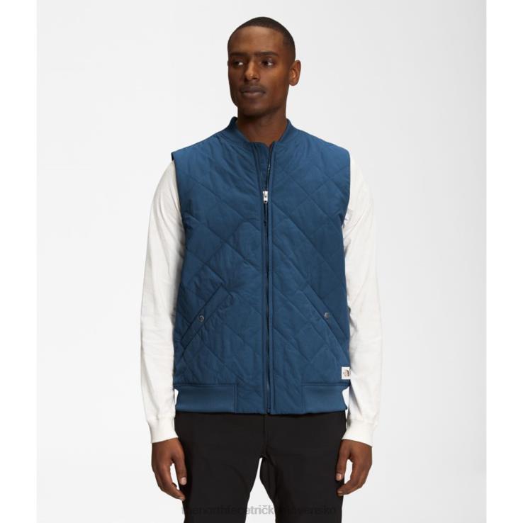 HLH083610 tienisté modré The North Face pánska zateplená vesta cuchillo