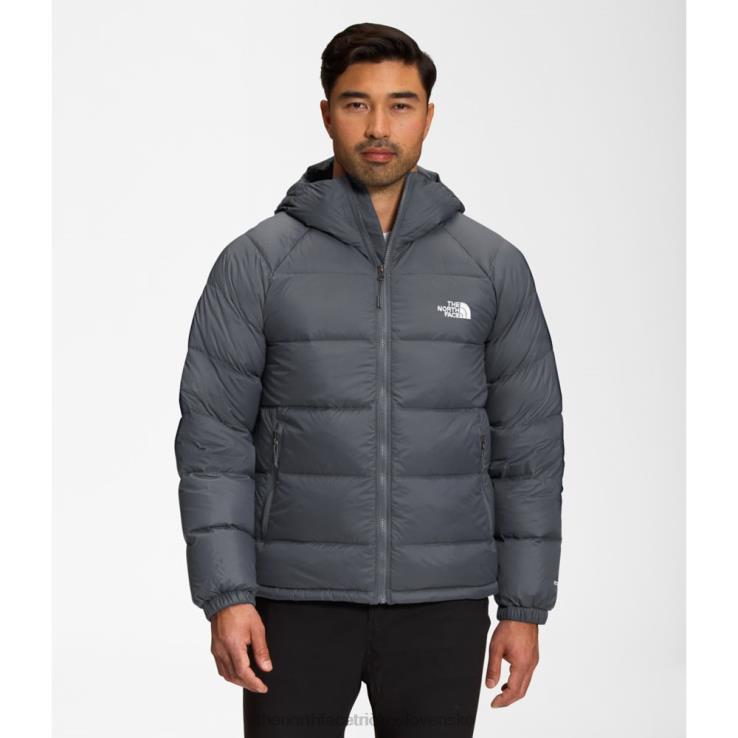 HLH084165 sivá The North Face pánska hydrenalitová páperová mikina s kapucňou
