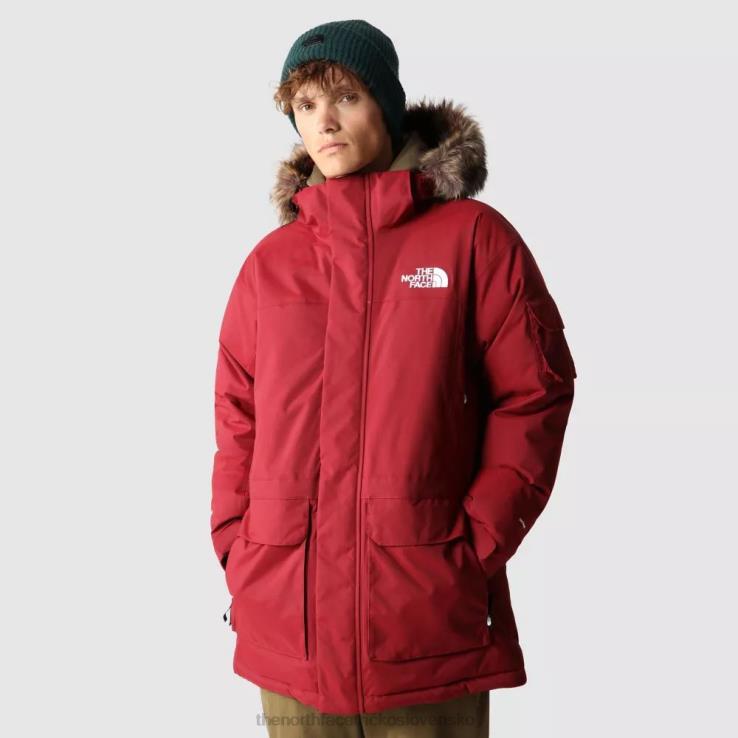 HLH08420 cordovan The North Face pánska recyklovaná bunda mcmurdo