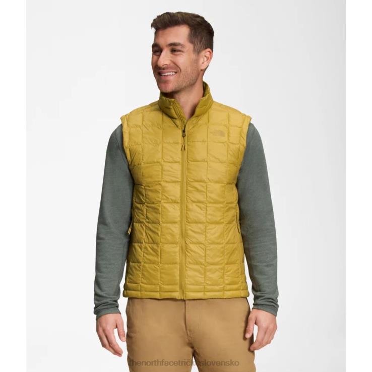 HLH084232 minerálne zlato The North Face pánska termobalová eko vesta 2.0