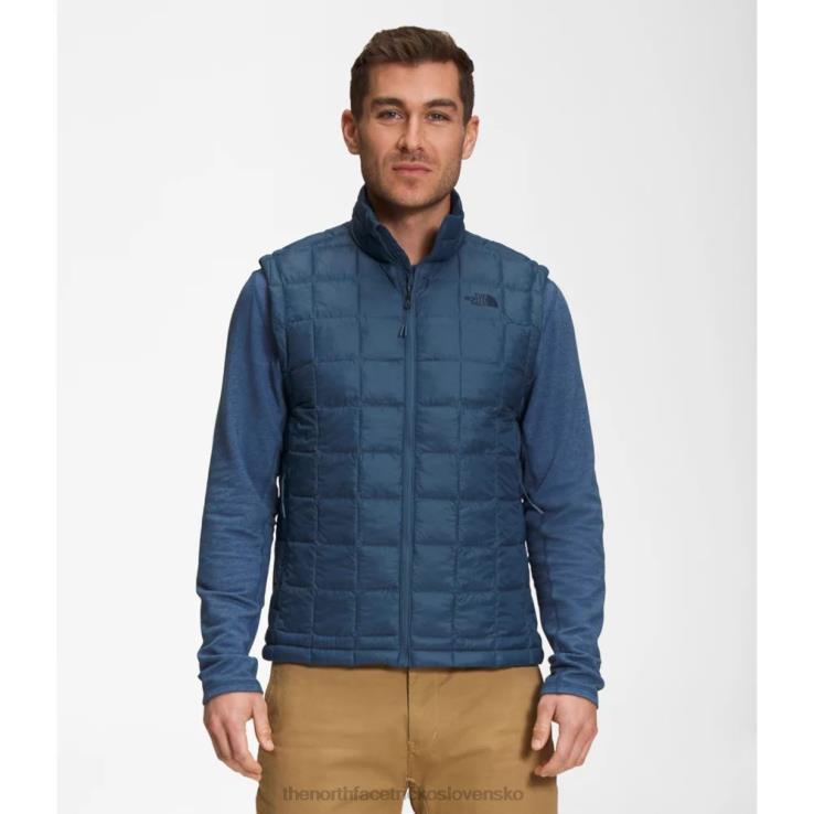 HLH084234 tienisté modré The North Face pánska termobalová eko vesta 2.0