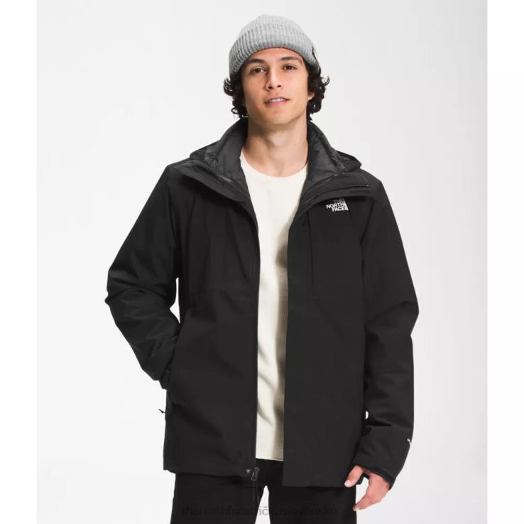 HLH084261 čierna The North Face pánska trojklímová bunda carto nová