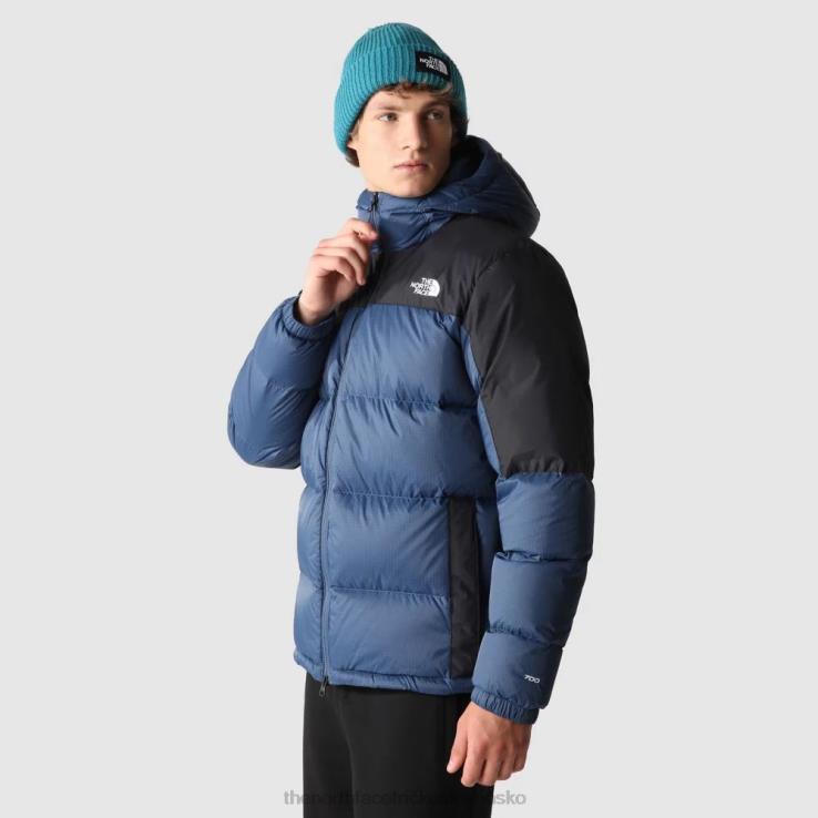 HLH08452 tienisté modré The North Face pánska diablo spodná bunda s kapucňou