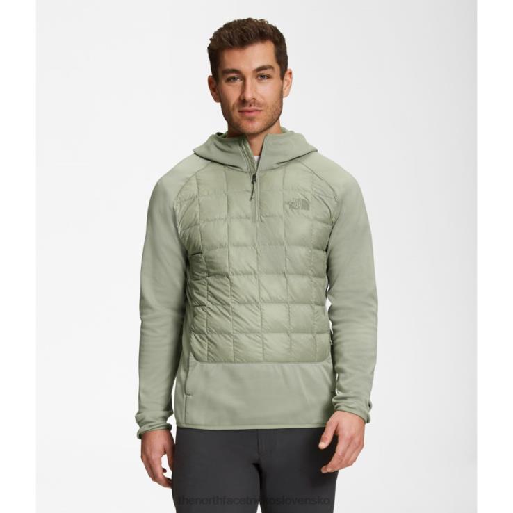HLH084724 zelený čaj The North Face pánska termobalová hybridná eko bunda 2.0