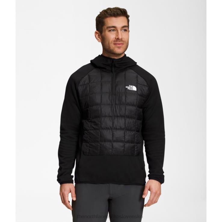 HLH084727 čierna The North Face pánska termobalová hybridná eko bunda 2.0