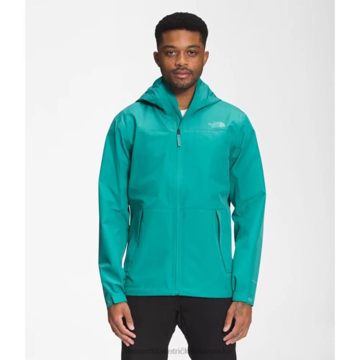 HLH084732 porcelánovo zelená The North Face pánska bunda dryzzle futurelight