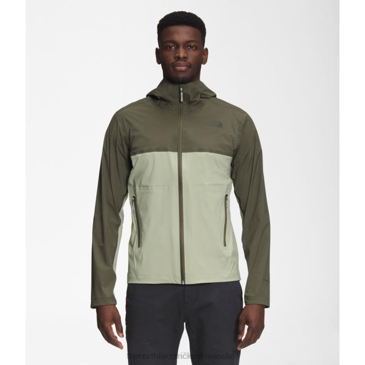 HLH084733 vojenská oliva The North Face pánska suchá bunda so západným umývadlom