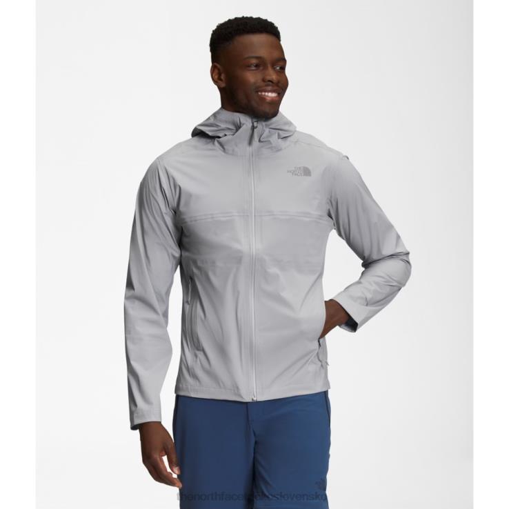 HLH084734 sivá The North Face pánska suchá bunda so západným umývadlom
