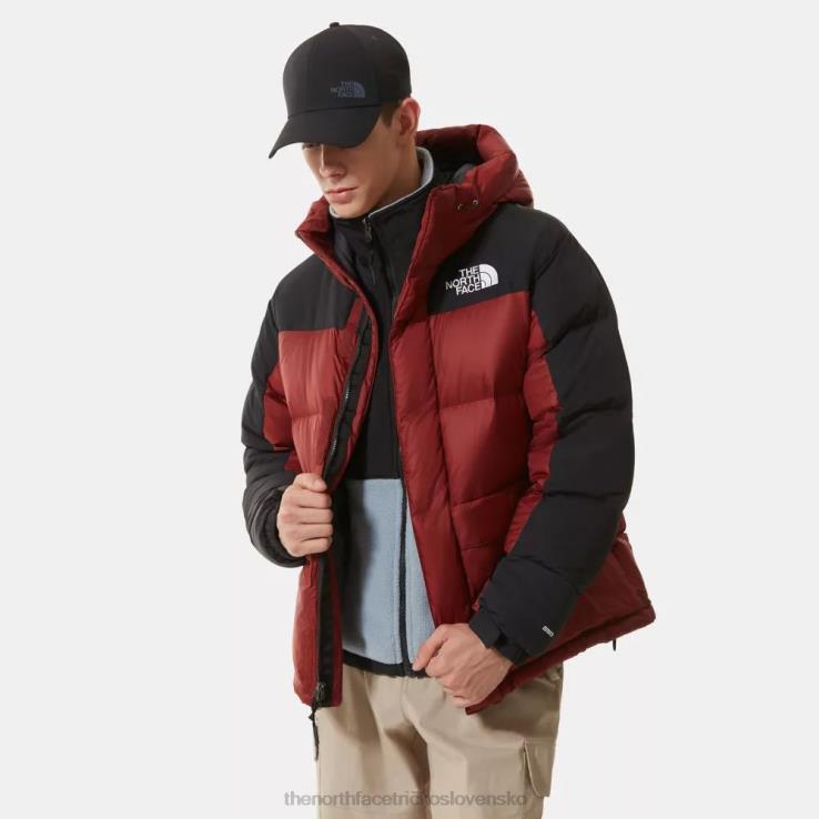 HLH08496 tehlový dom červený The North Face pánska himalájska páperová parka