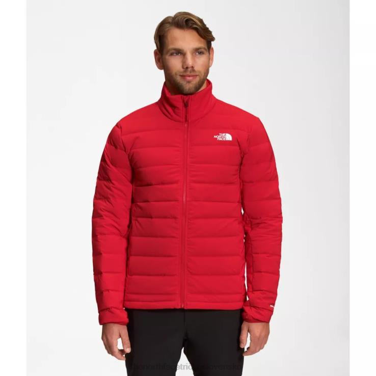 HLH085191 červená The North Face pánska naťahovacia páperová bunda belleview