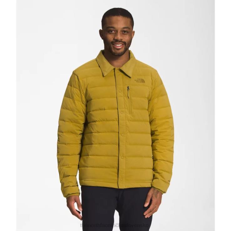 HLH085193 minerálne zlato The North Face men belleview stretch down shacket
