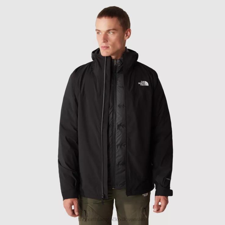 HLH08535 čierna The North Face pánska horská ľahká futurelight triclimate bunda