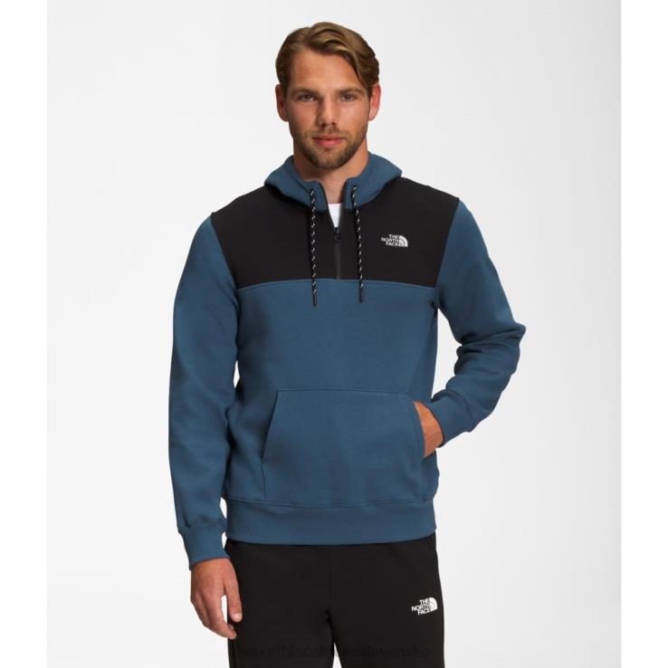 HLH085415 tienisté modré The North Face pánska štandardná mikina na zips