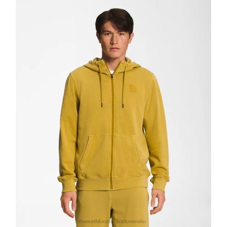 HLH085513 minerálne zlato The North Face pánska mikina s kapucňou na celý zips
