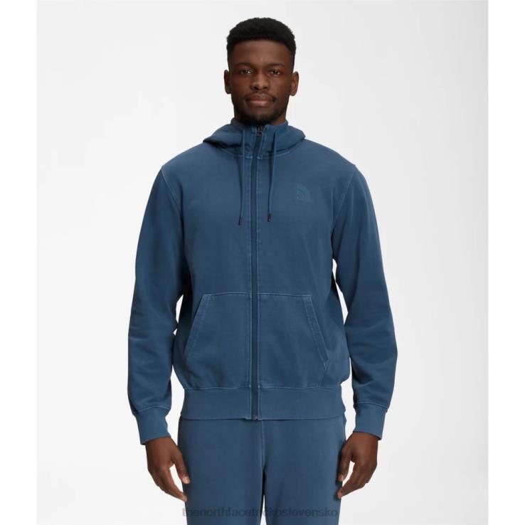 HLH085514 tienisté modré The North Face pánska mikina s kapucňou na celý zips