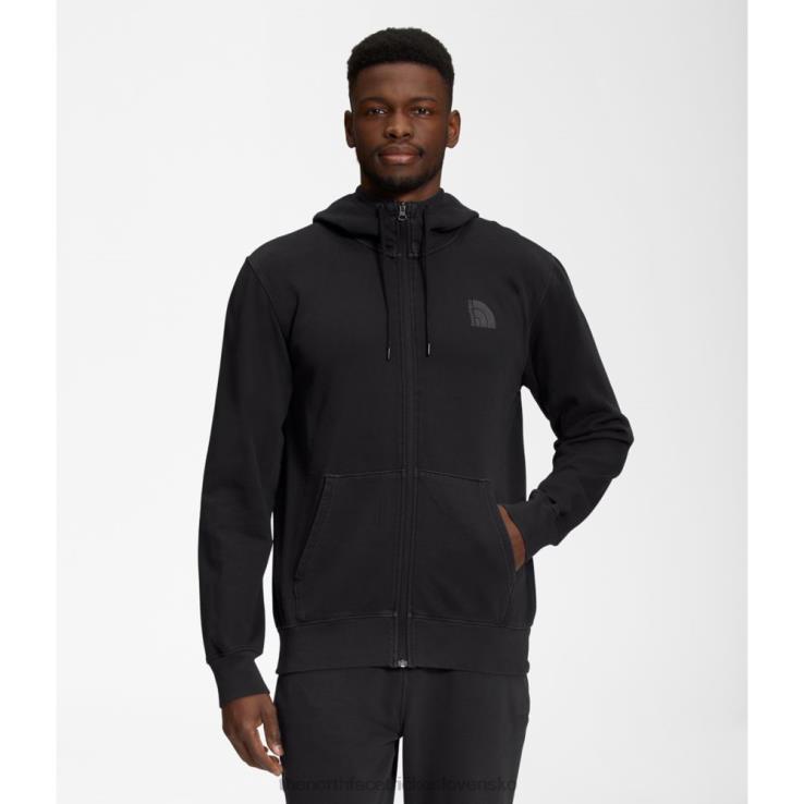 HLH085515 čierna The North Face pánska mikina s kapucňou na celý zips