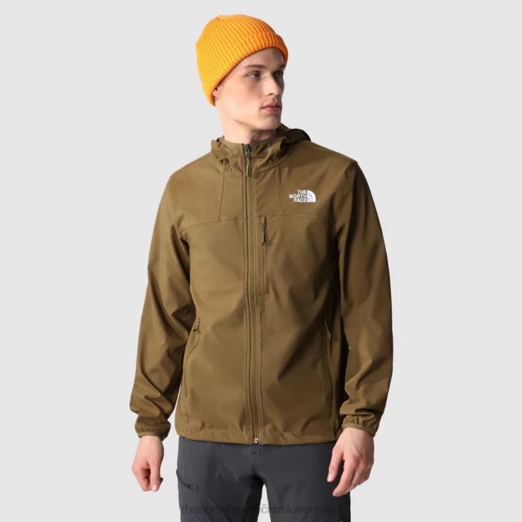 HLH0855 vojenská oliva The North Face pánska šikovná bunda s kapucňou