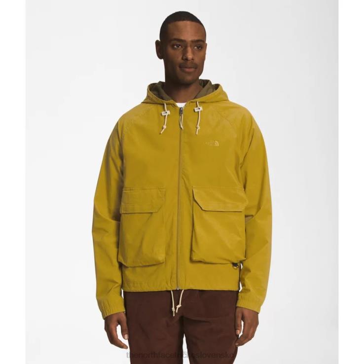 HLH085634 minerálne zlato The North Face pánska ripstop mikina s kapucňou