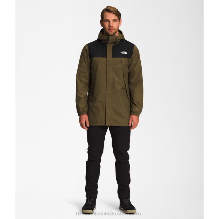 HLH086175 čierna The North Face pánska parka do dažďa Antora