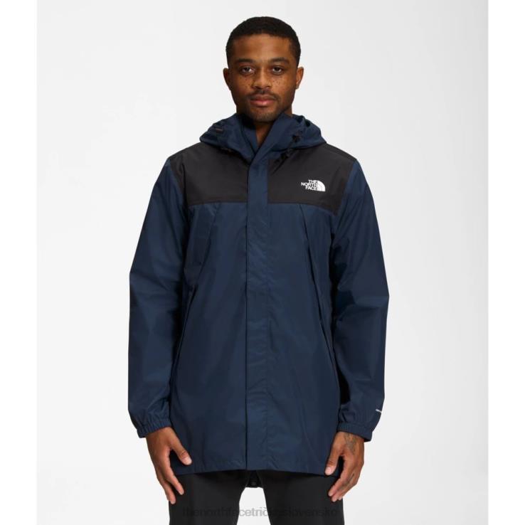 HLH086176 čierna The North Face pánska parka do dažďa Antora