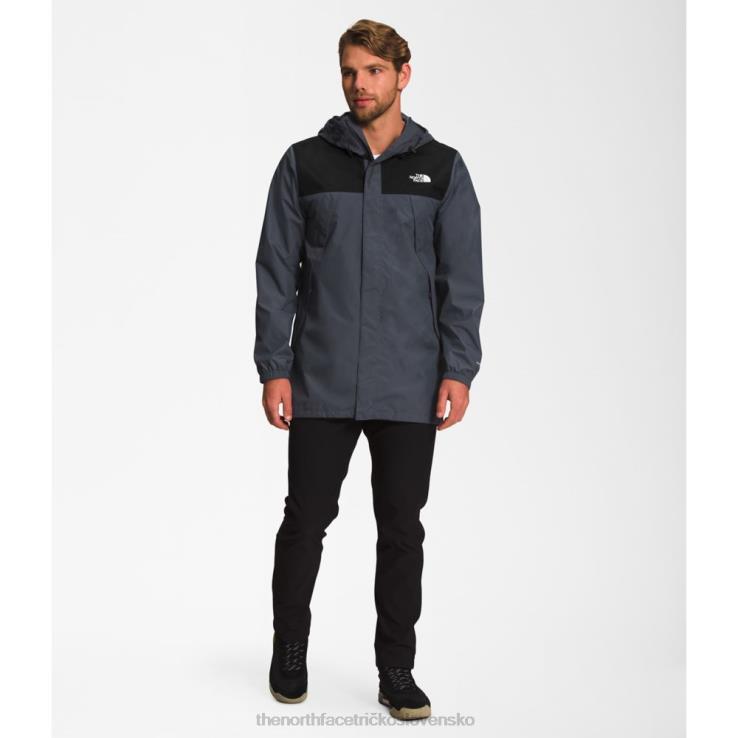 HLH086177 sivá The North Face pánska parka do dažďa Antora