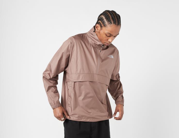 HLH086708 hnedá The North Face Bunda proti bočnému vetru s potlačou 2000