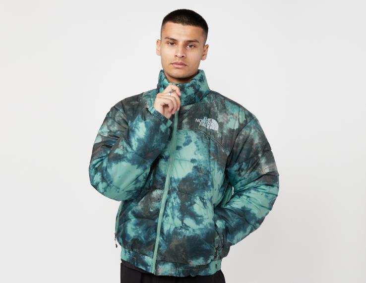 HLH086710 zelená The North Face Bunda s 2000 potlačenými prvkami