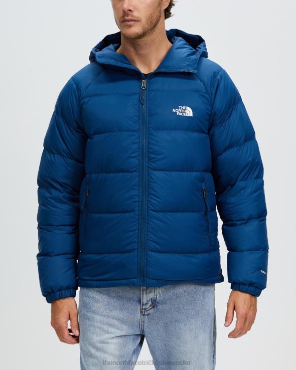 HLH086863 Modrá The North Face hyalitová páperová mikina s kapucňou