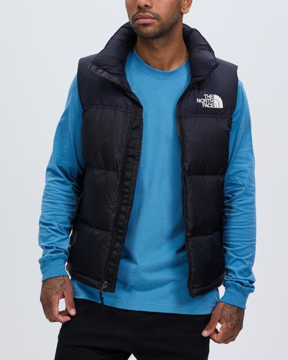 HLH086869 čierna The North Face Retro nočná vesta z roku 1996