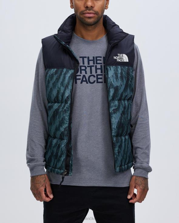 HLH086875 balzamovo zelená The North Face Retro nočná vesta z roku 1996