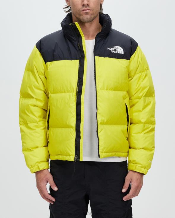 HLH086914 kyslá žltá The North Face Retro bunda nuptse z roku 1996