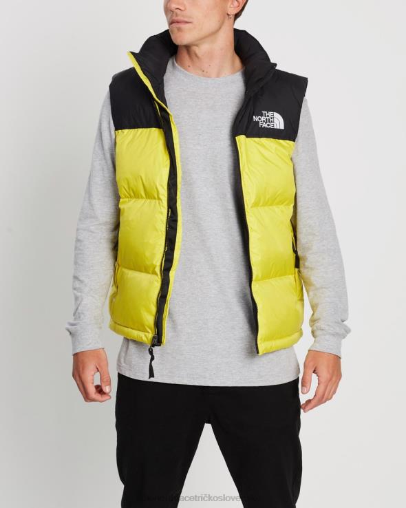 HLH086915 kyslá žltá The North Face Retro nočná vesta z roku 1996