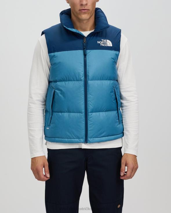 HLH086935 búrková modrá The North Face Retro nočná vesta z roku 1996