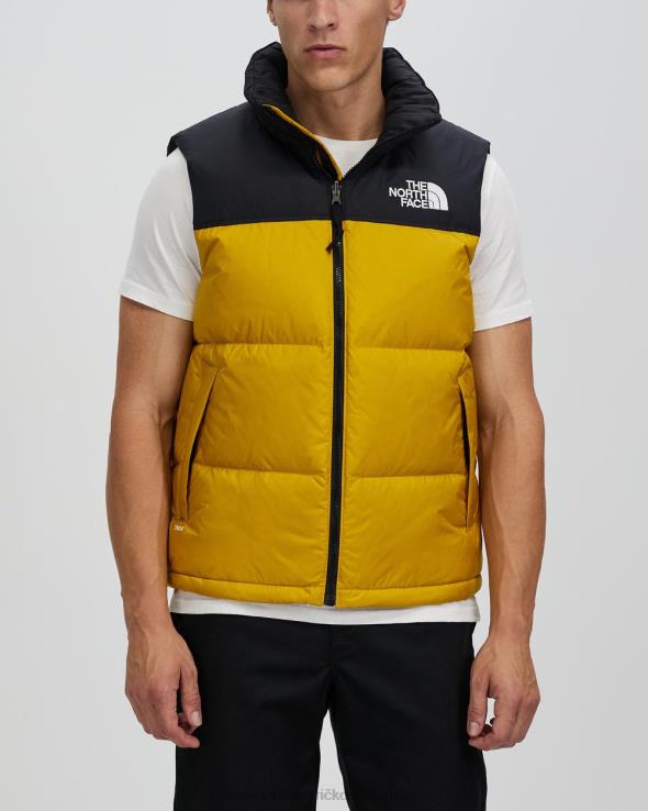 HLH087076 šípová žltá The North Face Retro nočná vesta z roku 1996