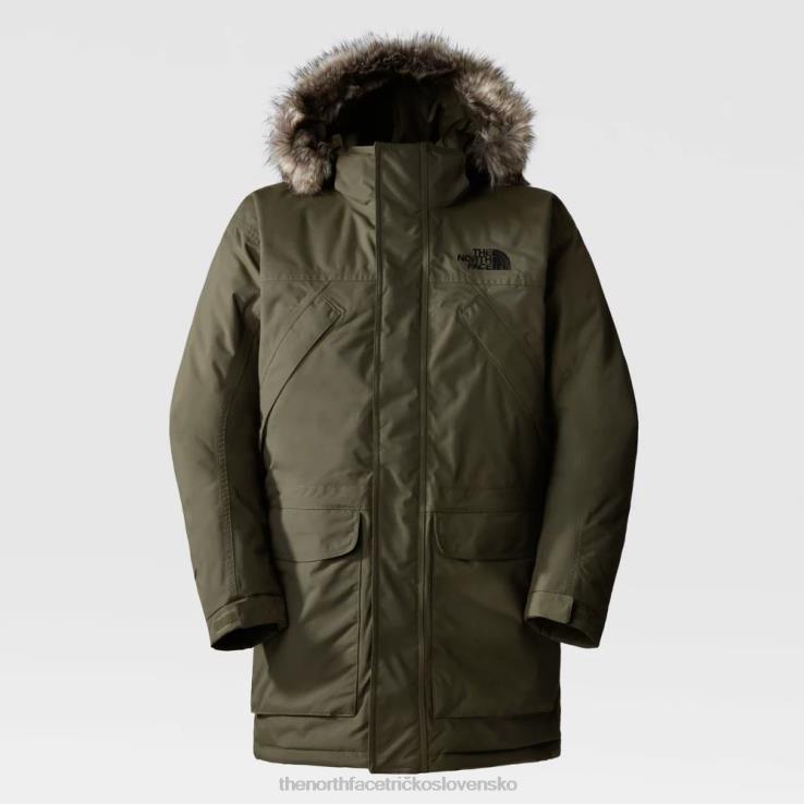 HLH0881 nová taupe zelená The North Face pánska nová bunda so šiltom