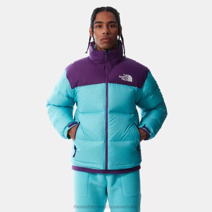 HLH0887 Modrá The North Face pánska retro nuptse bunda z roku 1996