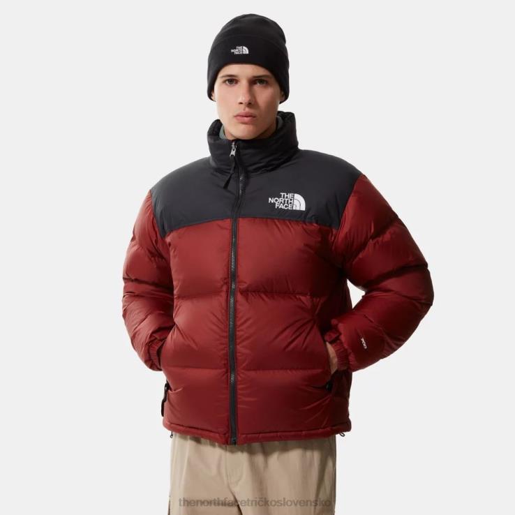 HLH0893 tehlový dom červený The North Face pánska retro nuptse bunda z roku 1996