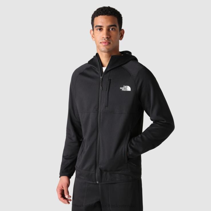 HLH081040 čierna The North Face pánska páperová bunda s kapucňou canyonlands
