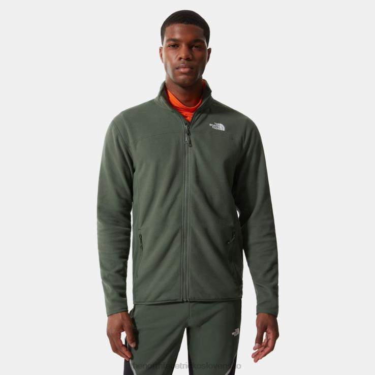 HLH081185 tymián The North Face pánske 100 glacier full zip fleece