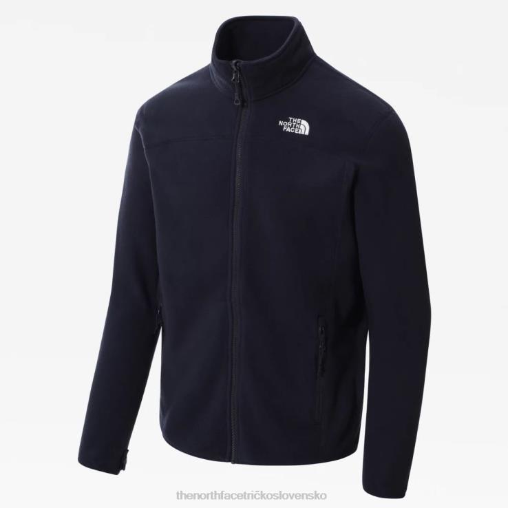 HLH081186 námorníctvo The North Face pánske 100 glacier full zip fleece